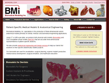 Tablet Screenshot of biomodel.com